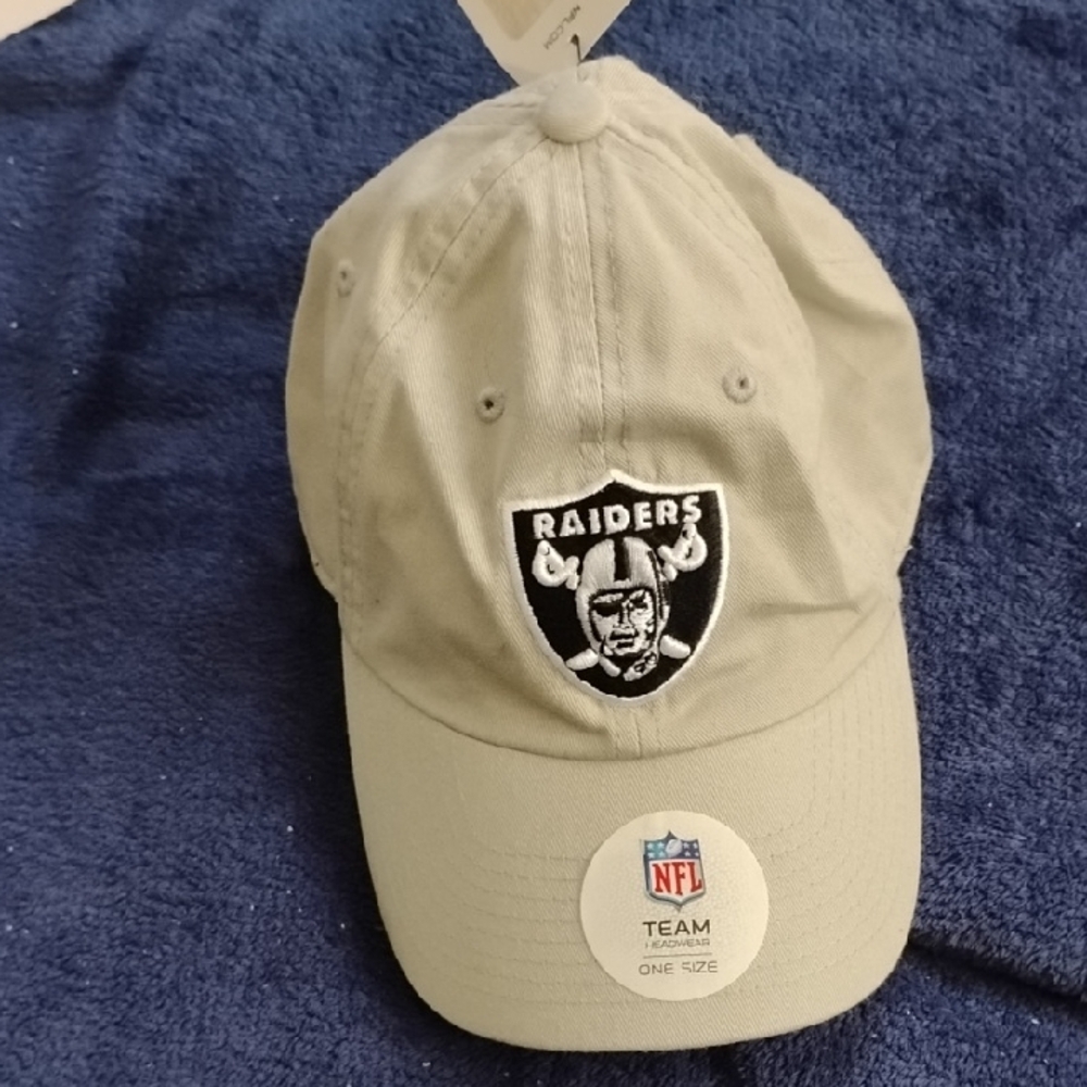 Gray Raiders NFL Hat with Classic Curved Brim